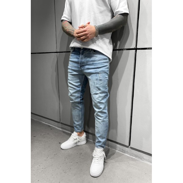 Jean Βlack Island 6565 Μπλέ Slim fit